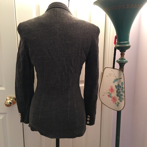 Jersey schoolboy skinny pencil jean jacket blazer - Picture 3 of 7